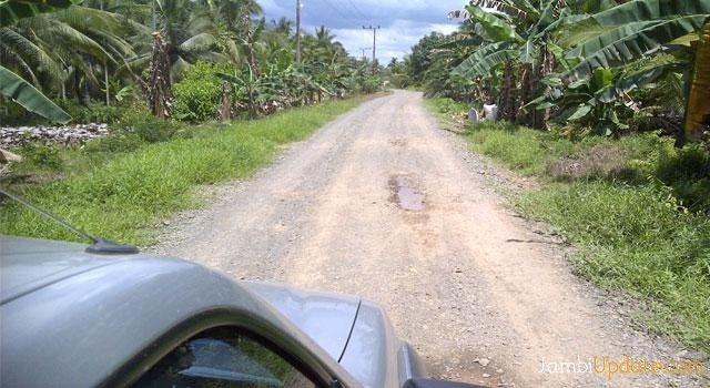 Salah satu rua jalan di Tanjabtim